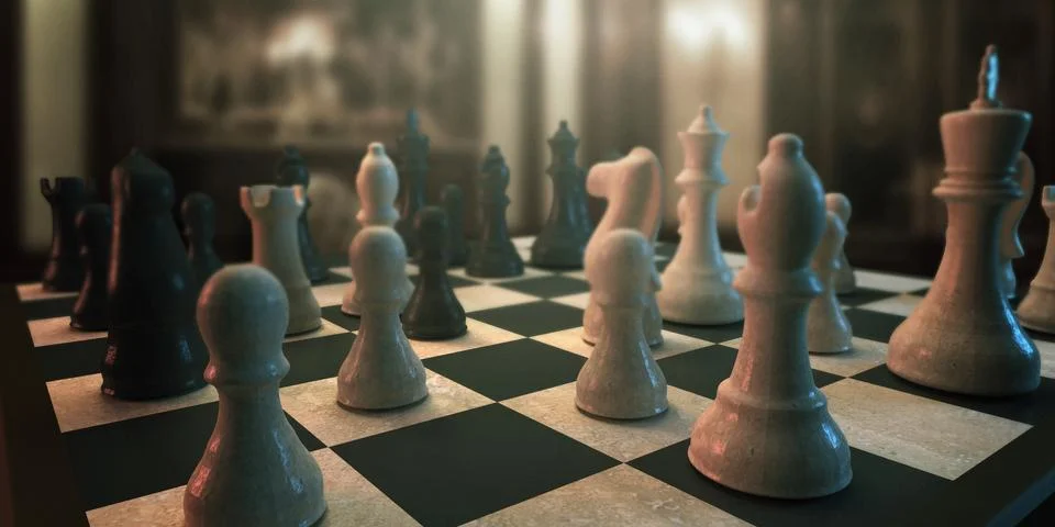 Game Of Chess Illustration