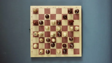 Game of chess timelapse 動画素材 64911656