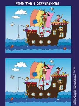 Game for children Stock Illustration