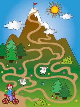 Game for children Stock Illustration