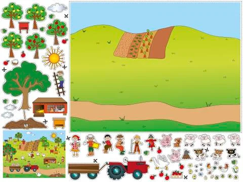 Game for children Stock Illustration