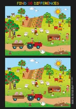 Game for children Stock Illustration