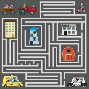 Game for children Stock Illustration