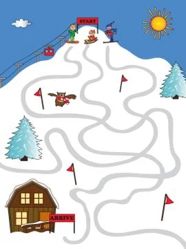 Game for children Stock Illustration