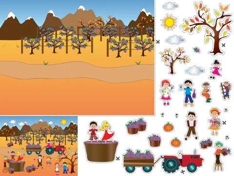 Game for children Stock Illustration