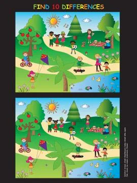 Game for children Stock Illustration