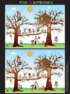 Game for children Stock Illustration