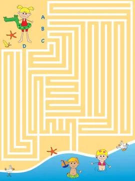 Game for children Stock Illustration