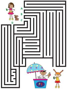 Game for children Stock Illustration