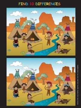 Game for children Stock Illustration