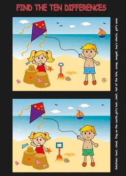 Game for children Stock Illustration