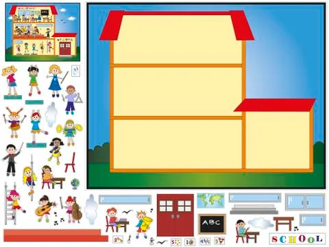 Game for children Stock Illustration