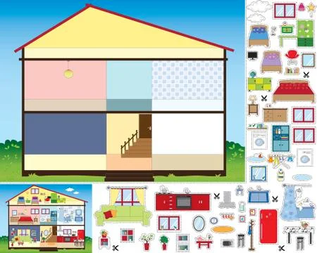 Game for children Stock Illustration