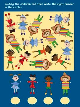 Game for children Stock Illustration