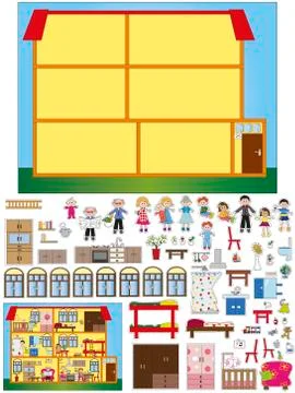 Game for children Stock Illustration