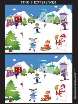 Game for children Stock Illustration