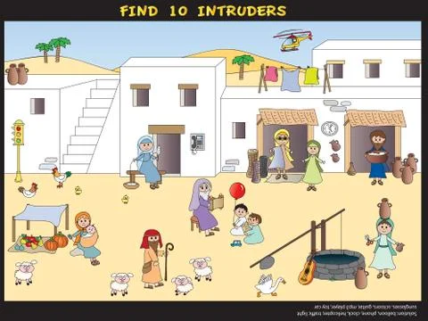 Game for children Stock Illustration