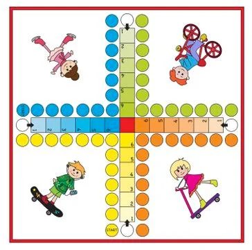 Game for children Stock Illustration