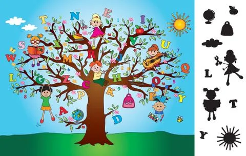 Game for children Stock Illustration