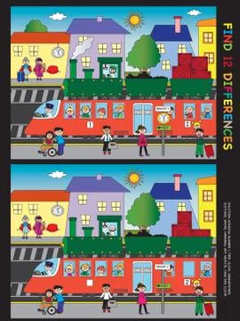 Game for children Stock Illustration