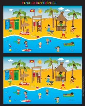 Game for children Stock Illustration