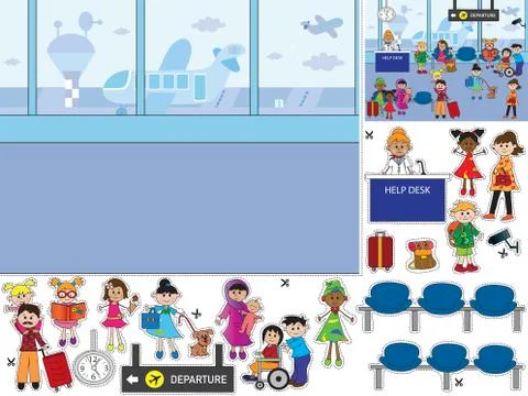 Game for children Stock Illustration