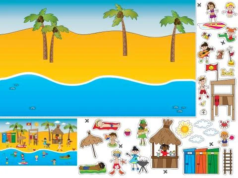 Game for children Stock Illustration