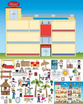 Game for children Stock Illustration