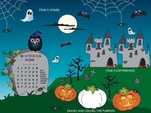 Game for children Stock Illustration