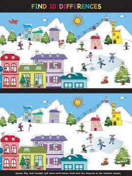 Game for children Stock Illustration