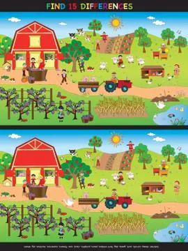 Game for children Stock Illustration