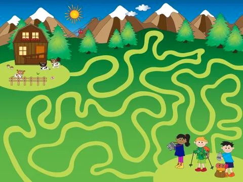 Game for children Stock Illustration