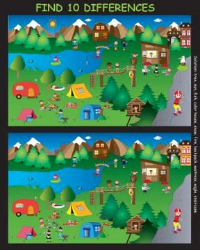 Game for children Stock Illustration