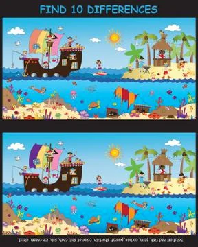 Game for children Stock Illustration