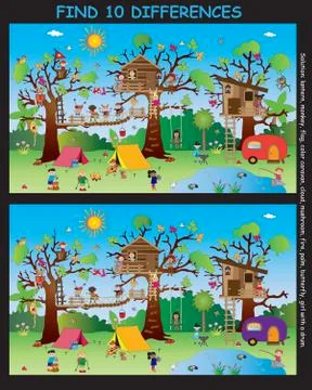 Game for children Stock Illustration