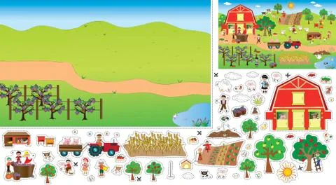 Game for children Stock Illustration