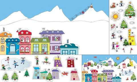 Game for children Stock Illustration