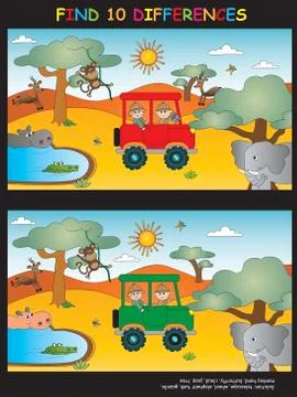 Game for children Stock Illustration