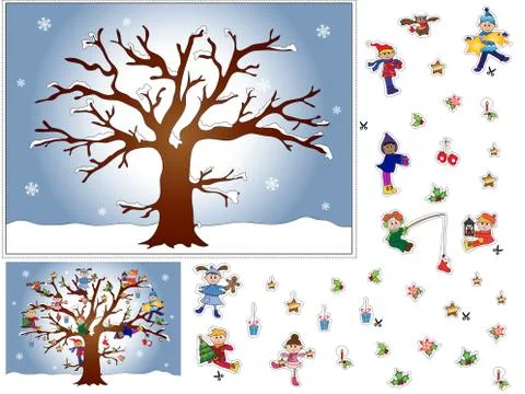 Game christmas Stock Illustration