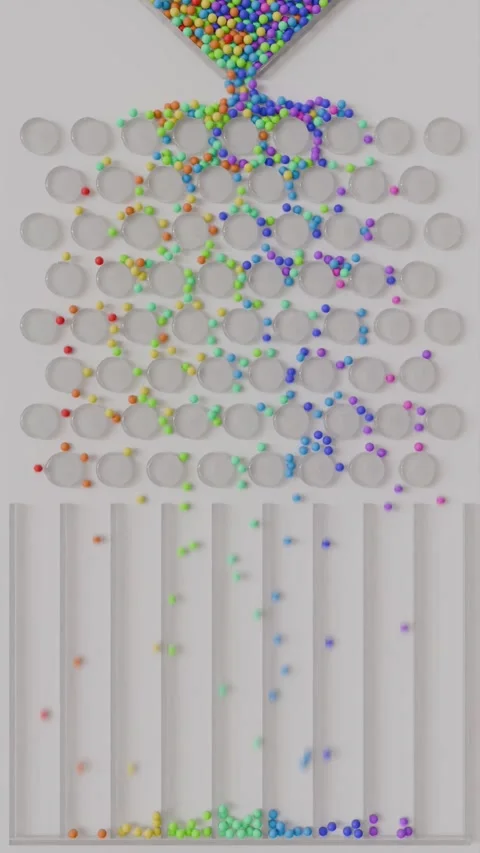 A Game of Collecting Balls Stock Footage 266992876