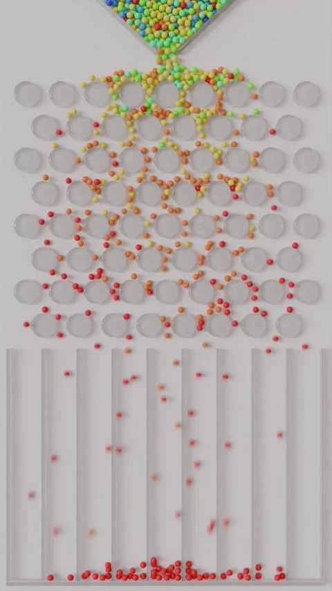 A Game of Collecting Balls Stock Footage 266993799