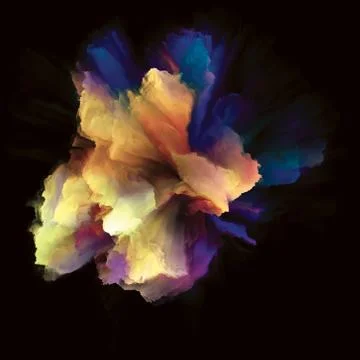 Game of Color Splash Explosion Stock Illustration