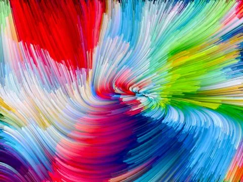 Game of Color Vortex Illustrazione stock