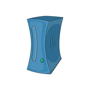 Game computer icon, cartoon style Stock Illustration