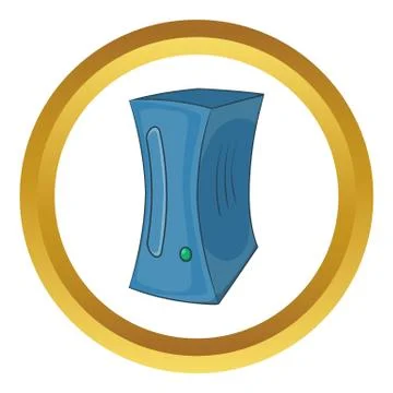 Game computer vector icon Stock Illustration