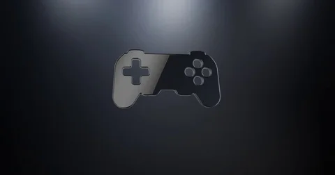 Game Console Black 3d Icon Stock Footage 69980973