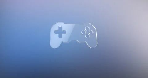 Game Console Glass 3d Icon Stock Footage 67350668