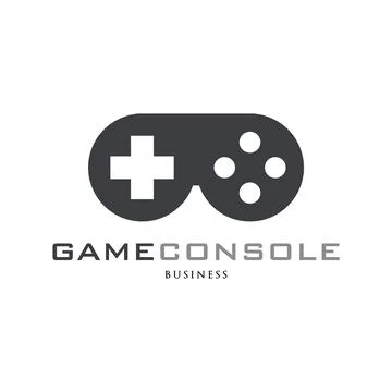 Game Console Icon Logo Design Template Stock Illustration