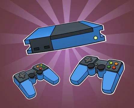 Game console Stock-Illustration