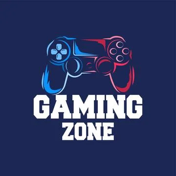 Game Console Logo, Gamer Design Gamepad Illustration Symbol Template Stock Illustration